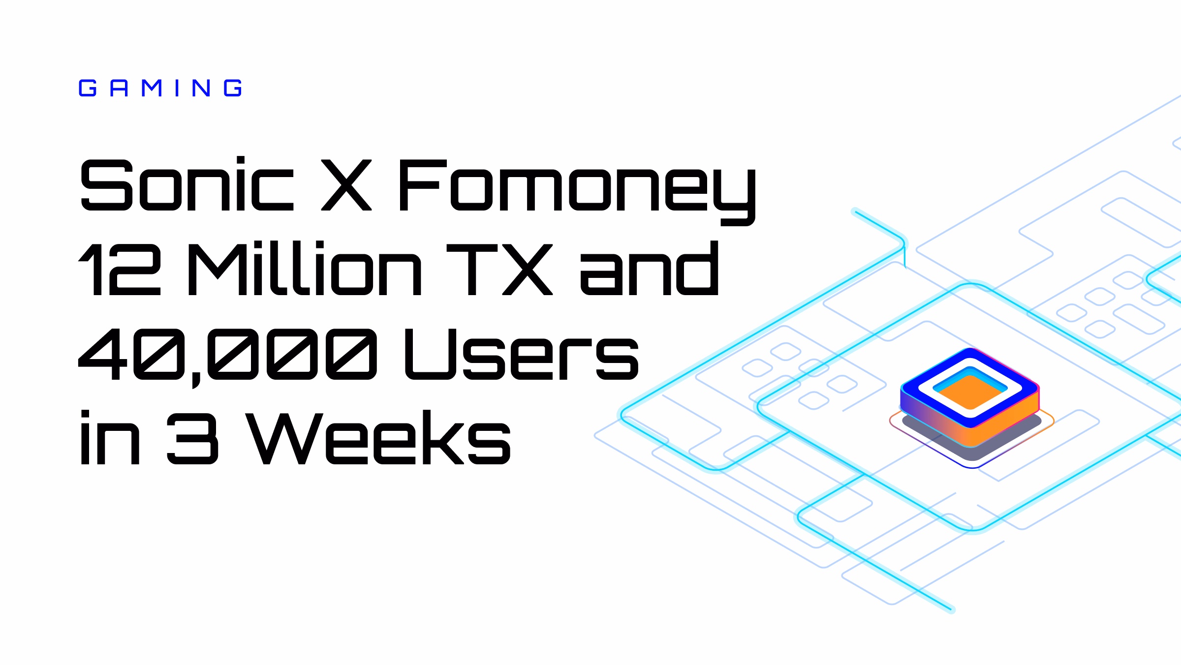 Only Possible on Sonic: FoMoney Achieves 12 Million Transactions and 40,000 Users Since Launch on Sonic